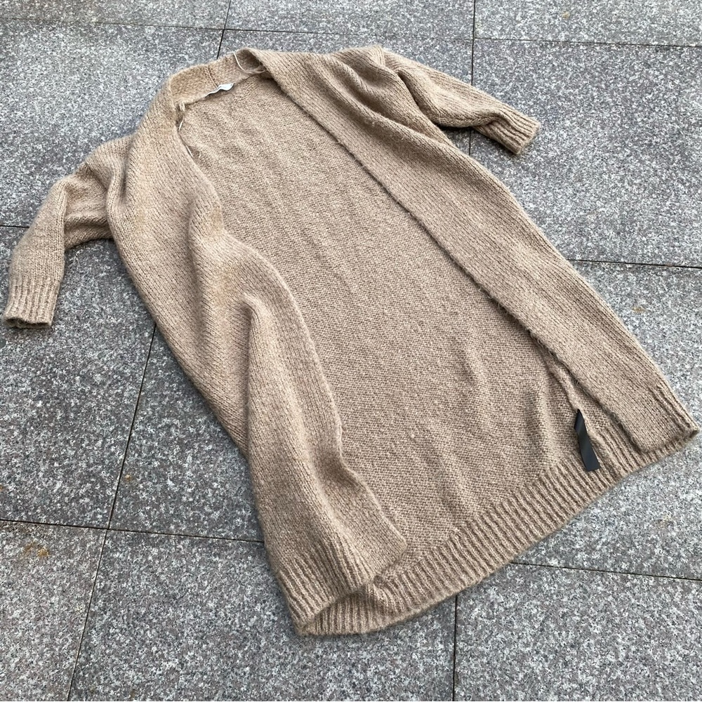 Zara thick long cardigan coat - Picture 7 of 7